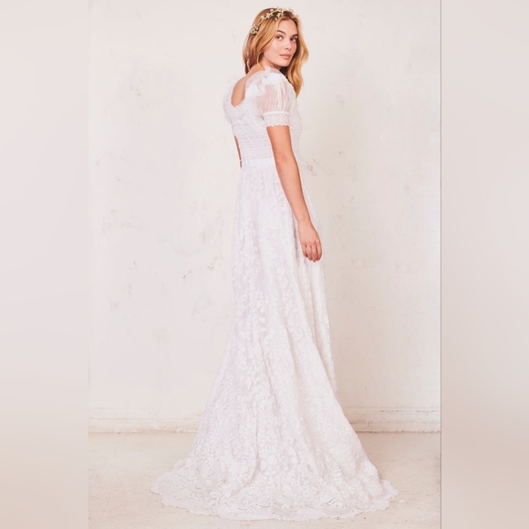 Loveshackfancy Boho Chic Viviana Cottagecore Maxi Wedding Dress - Picture 5 of 12